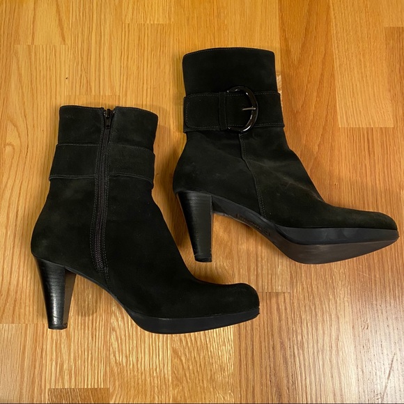 La Canadienne Suede Booties - Picture 3 of 6
